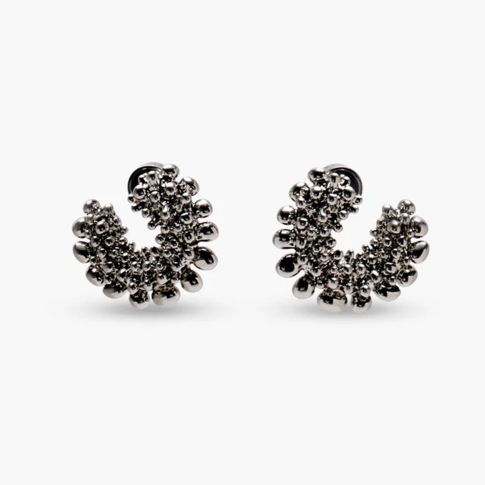 Altuzarra Silver Cluster Earrings